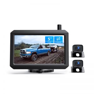 AUTO-VOX W7 Pro Car Wireless Backup Camera 5'' Parking System & 2 Rear View Cams