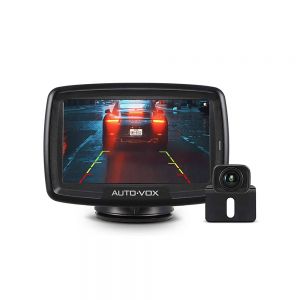 AUTO-VOX CS-2 Wireless Backup Camera, Stable Digital Signal Rear View Camera&4.3'' Monitor, Back Up Camera System Wireless for Car, Trucks, RV, Trailer, Camper,Van