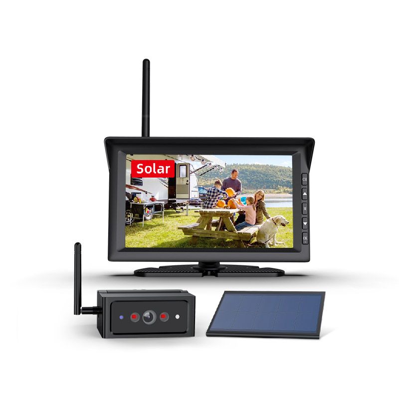AUTO VOX Solar Wireless Backup Camera with 7" Monitor System